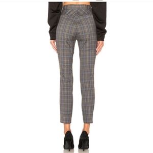 Rag & Bone Simone Check Pants Crop Gray Size 4